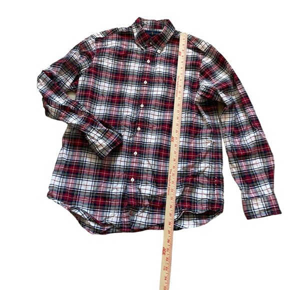 Ralph Lauren Classic Fit Button-Down Oxford Shirt Mens SZ Large Multicolor Plaid - Picture 5 of 8